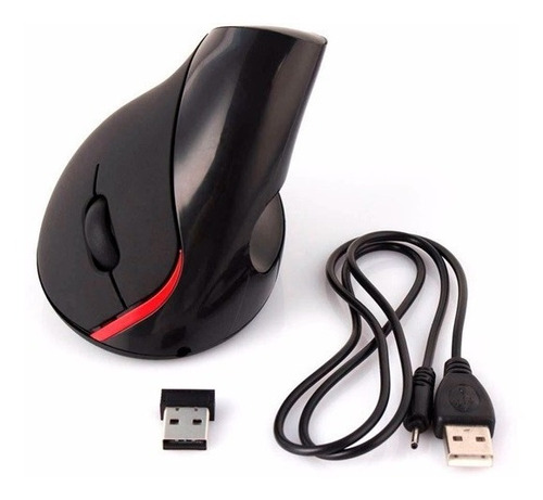 Mouse Ergónomico Vertical Inalambrico Recargable Laptop Pc