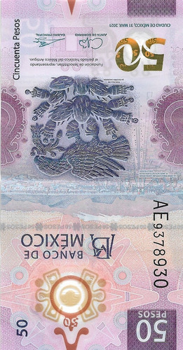 Billete 50 Serie Aa, Ab, Ac, Ae Y Af