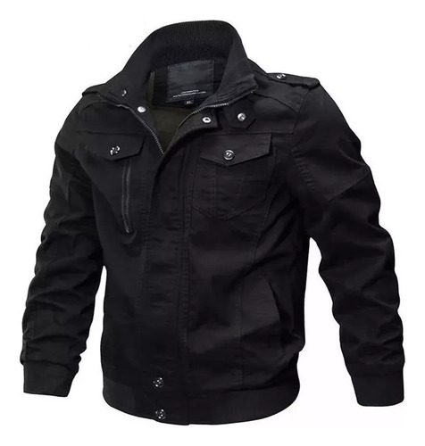 Nueva Chaqueta Militar Casual De Algodón Para Hombre, Holgad