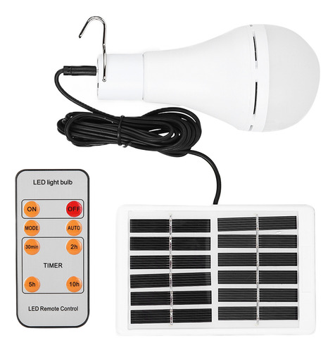 Bombilla Led Solar Inteligente De 9 W, Bombilla De Emergenci