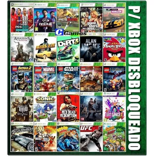 Jogos Mídia Digital Xbox360 Rgh Xbox