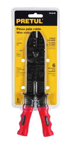 Pinza Pelacable 9 Pulgadas ( 23 Cms. ) Pretul. 22710