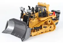 Comprar Xwu Juguete Bulldozer De Control Remoto, Juguetes De Tractor De Construcción Pushdozer Máquina De Camión De Juguete, 1:24 9 Canales Rc Bulldozer Con Luces Para Niños De 8 A 15 Años De Edad,