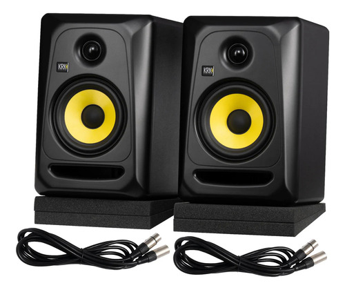 Par De Monitores Campo Cercano Krk Classic 5 Pack Color Negro
