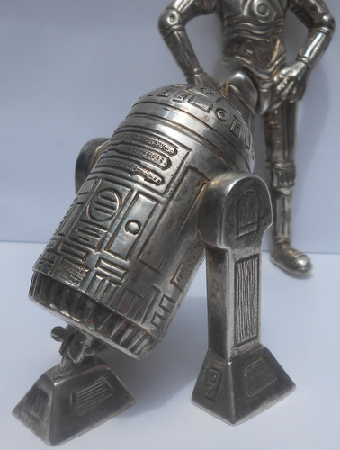 2 Figuras Star Wars Robot C-3po Y R2-d2 En Plata 925 (Usado)