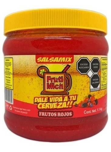 Salsa Mix Fruti Mich Escarchar Micheladas Frutos Rojos : )