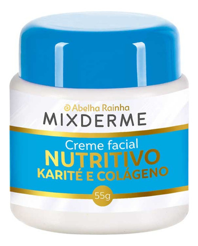 Creme Facial Nutritivo Karité E Colágeno - Abelha Rainha Momento de aplicação Dia/Noite Tipo de pele Todo tipo de pele