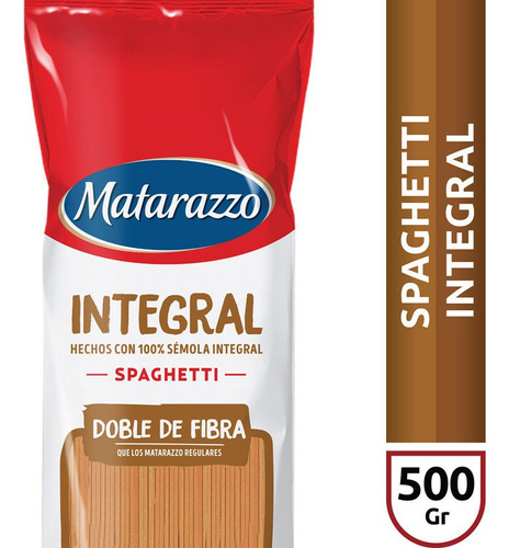 Fideos Spaghetti integral Matarazzo 500g