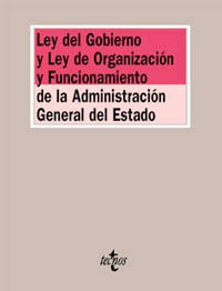 Libro Ley Del Gobierno Y Ley De Organizaciã³n Y Funcionam...