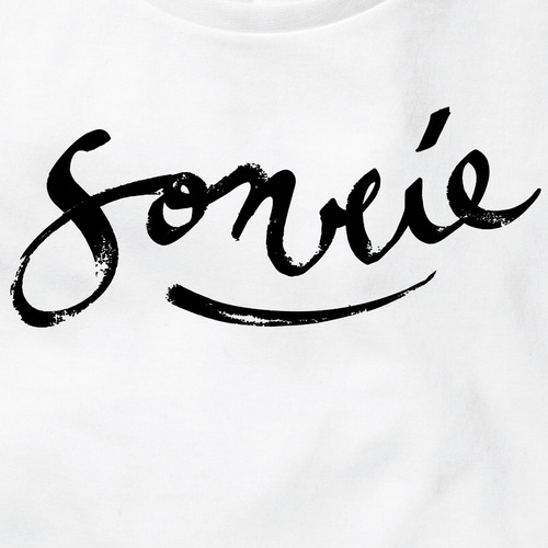 Remera De Mujer Sonrie 100% Algodón Pima Peruano