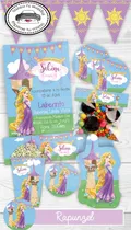 Comprar Kit Imprimible Rapunzel Invitacion Etiquetas Candy Bar