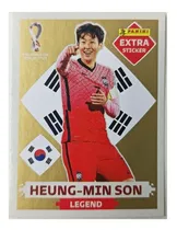 Comprar Figurita Extra Sticker Heung Min Son Gold Oro Mundial Legend
