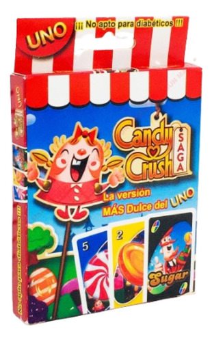 Juego De Cartas Uno Version Tematica Para Candy Crush