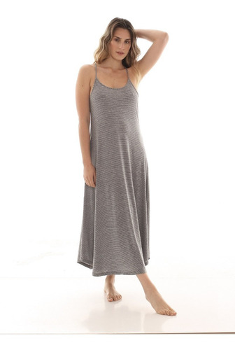 Imagen 6 de 10 de Vestido Solero Largo Mujer Comodo Talles Amplios Canchero
