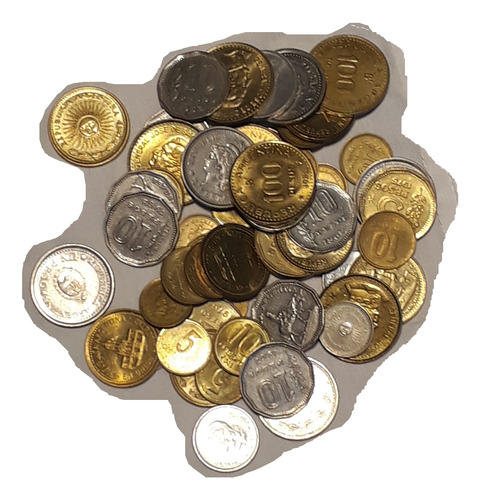 Monedas Antiguas De Argentina Son 57 Monedas Pesos Centa Lo5