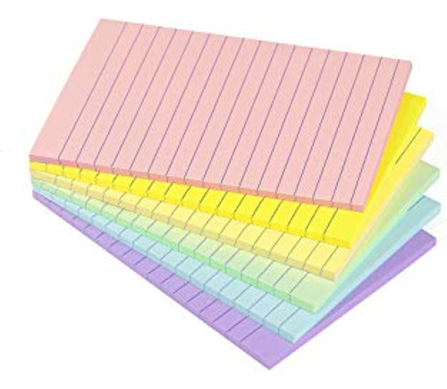 Notas Adhesivas Forradas De 4x6 En Colores Pastel Postes Adh