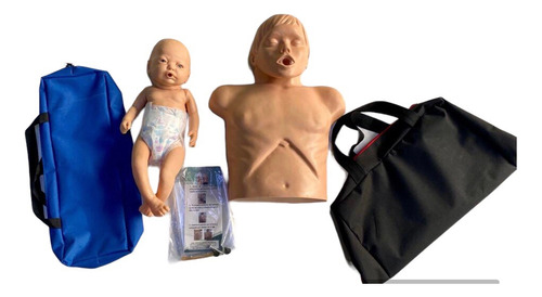 Kit Maniquí De Rcp Adulto Y Pediatrico!! Capacitación