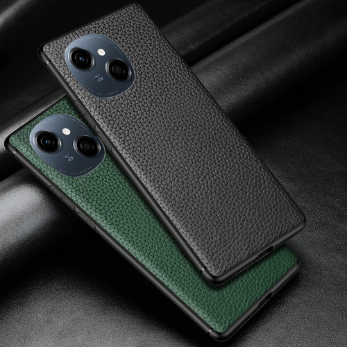Funda Para Tecno Spark Go 1 Pop 9 Silicona Litchi Textura