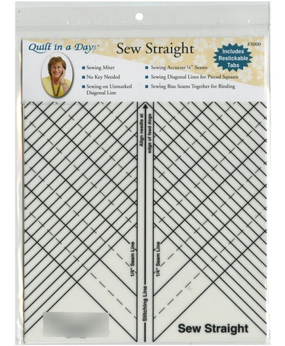 Quilt In Day Sew Straight Plantilla Para Coser