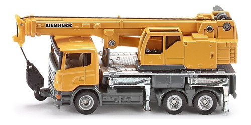 Camion Con Grua Liebherr Escala 1:87 Siku Metal