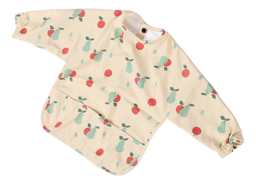 Babero Impermeable Para Niños Pequeños, Manga Larga Completa