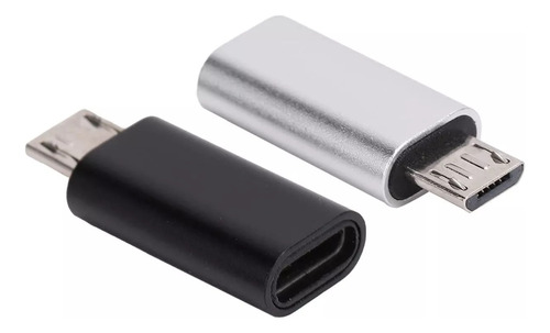 Adaptador Conector Usb C Hembra A Micro Usb 5 Pines Macho2,0