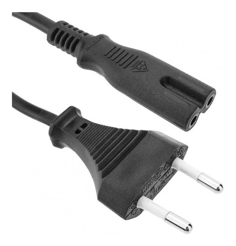 Cable Poder Tipo 8 Enchufe Nacional 1.8mts Cobre C7 C