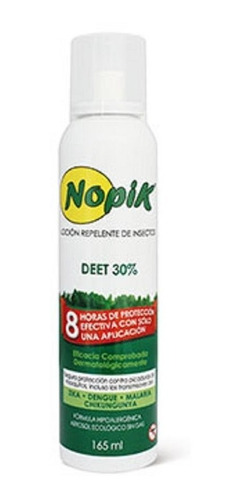 Repelente Nopik 30% Deet 165ml