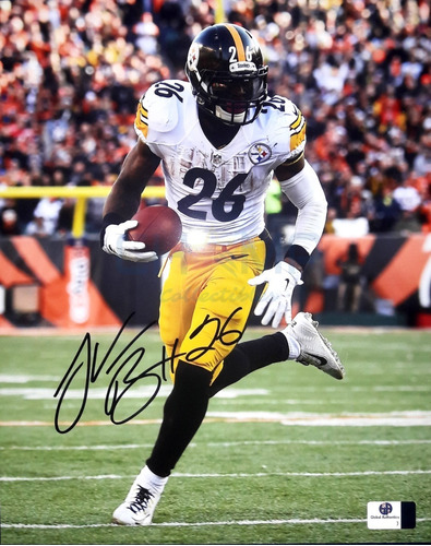 Foto Firmada Le'veon Bell Pittsburgh Steelers Autografo Nfl