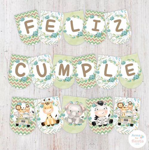 Kit Imprimible Animales Selva Safari Acuarela+obsequios
