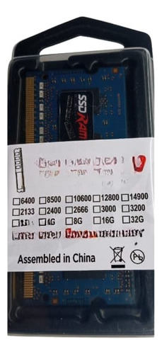 Memória Ddr3l 1600mhz 12800 1.35v Ssdram Notebook 4gb