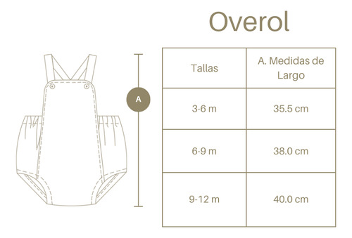 Overol Rosa Spring 100% Algodón Pima Para Bebé Niña