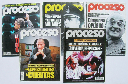 Proceso, Set De 5 Revistas, 2002