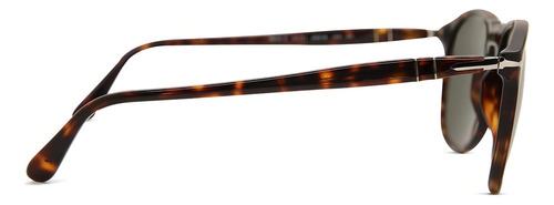 Anteojos de sol Persol PO9649S talle Standard armazón havana y lente verde