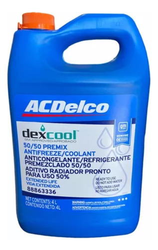 Refrigerante Acdelco 50/50 88863336 Tienda Física Caricuao 
