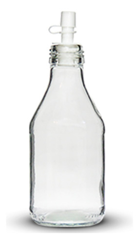 10 Garrafas Coquinho Vidro 200ml Bico Dosador Molho Pimenta