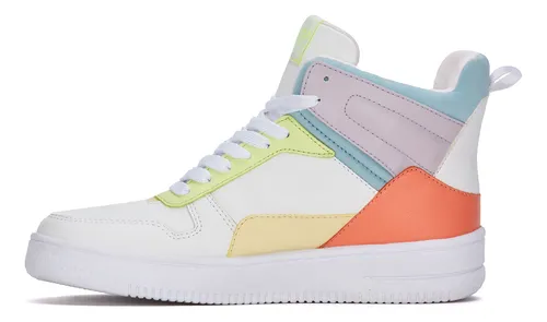 Tenis alto cheap moda