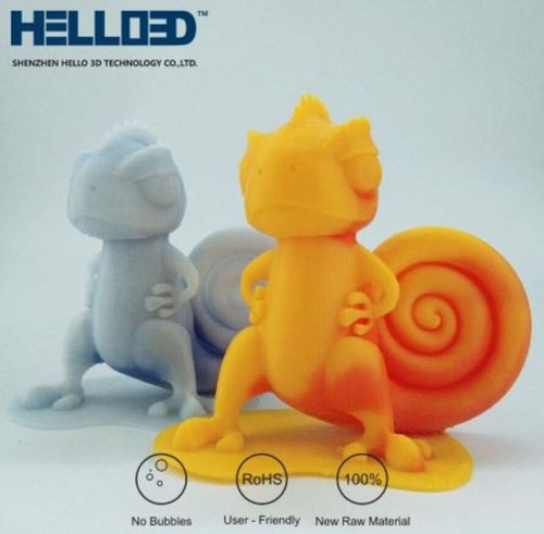 Filamento Pla 1.75mm De Temperatura Rojo A Blanco Hello3d