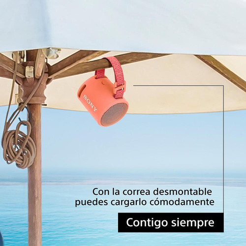 Imagen 11 de 11 de Parlante Inalámbrico Portátil Extra Bass Xb13 Color Rosa coral