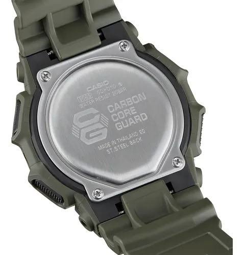 Relógio G-shock Gd-010-3dr Verde Escuro Correia Verde-escuro