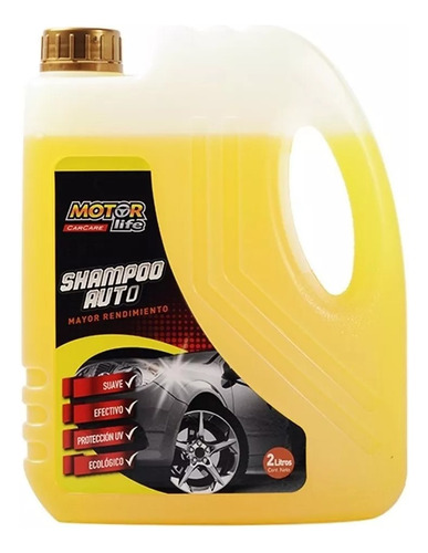 2 X Shampoo Para Autos De 2 Lts