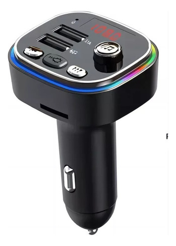Bluetooth Fm Transmisor Coche Cargador Usb Manos Libres Mp3