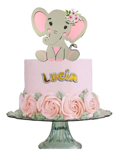 Cake Topper Elefante