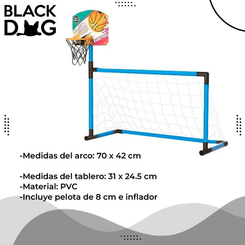 Arco De Futbol Infantil 9706 Ledstar + Auriculares Inalámbri