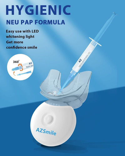 Az Smile Gel De Blanqueamiento Dental 6x Jeringas Papanicola