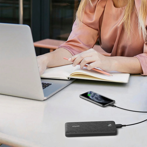 Batería Anker Powercore Iii Sense 20k Usb-c 20w Negra Rapida