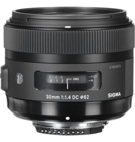 Lente Sigma 30mm F/1.4 Dc Hsm Art Para Nikon F + Accesorios