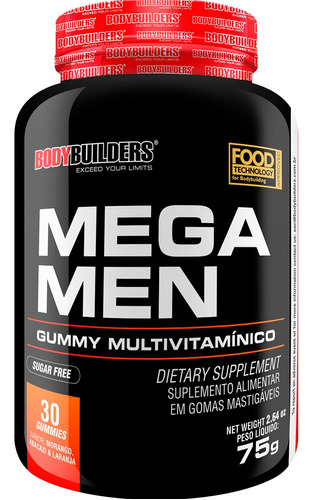 Multivitamínico Mega Men - Bodybuilders Sabor Sortido
