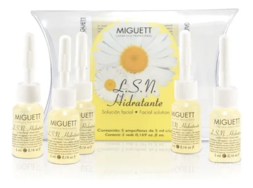 Ampolleta L-s-n Serum Hidratante (ácido Hialurónico) Miguett Tipo De Piel Todo Tipo De Piel