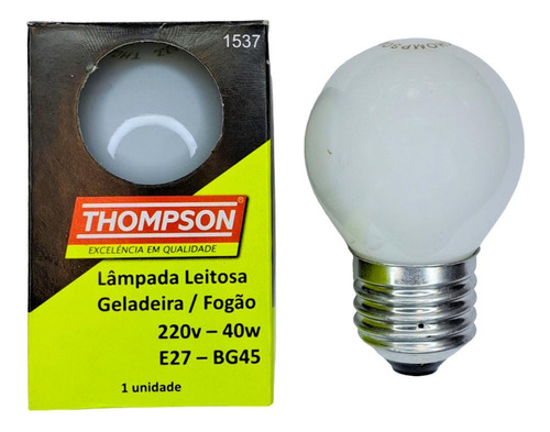 Lampada Para Geladeira/fogao/lustre Thompson 40wx220v. Leito